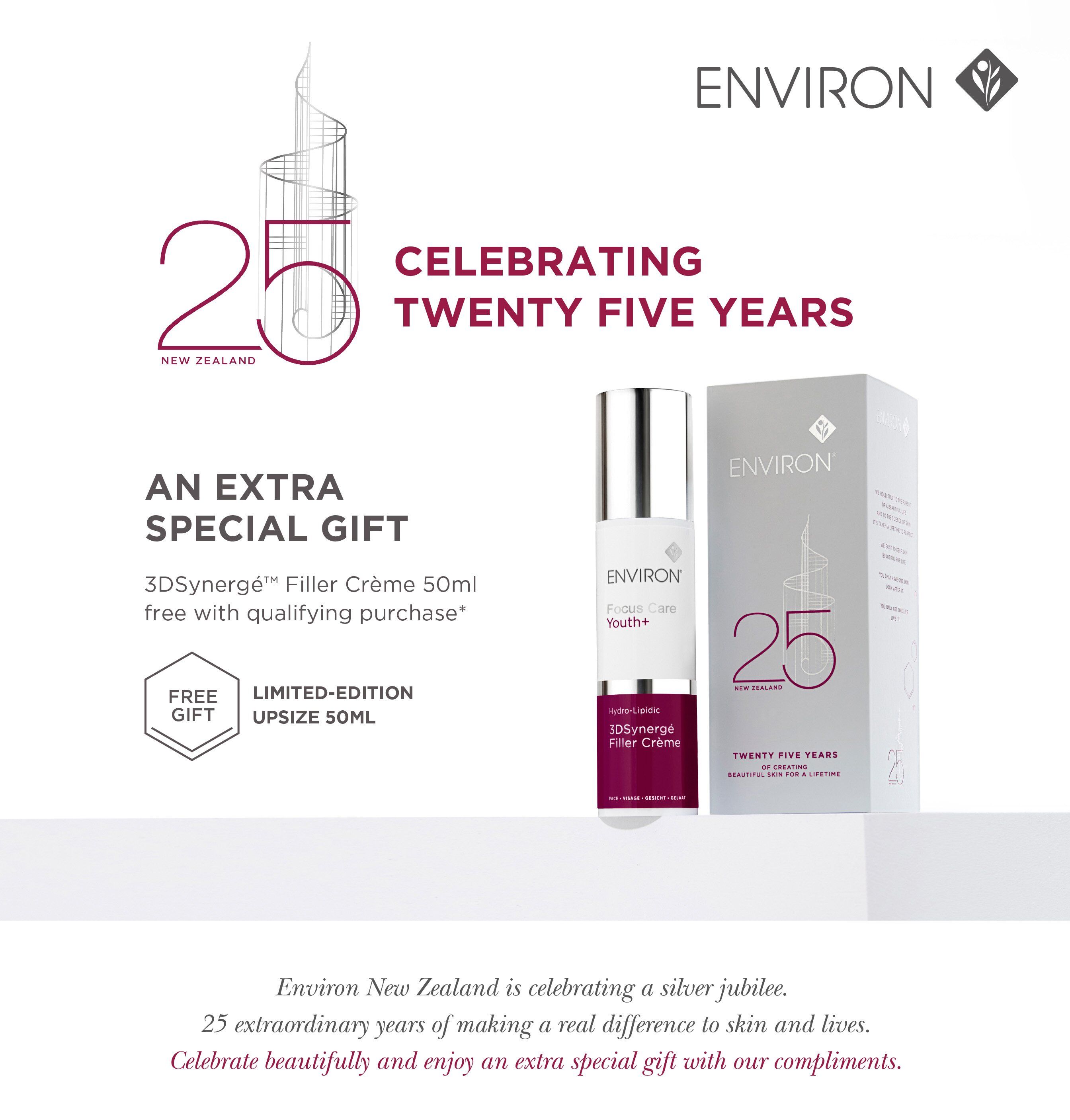 Environ New Zealand is celebrating a silver jubilee