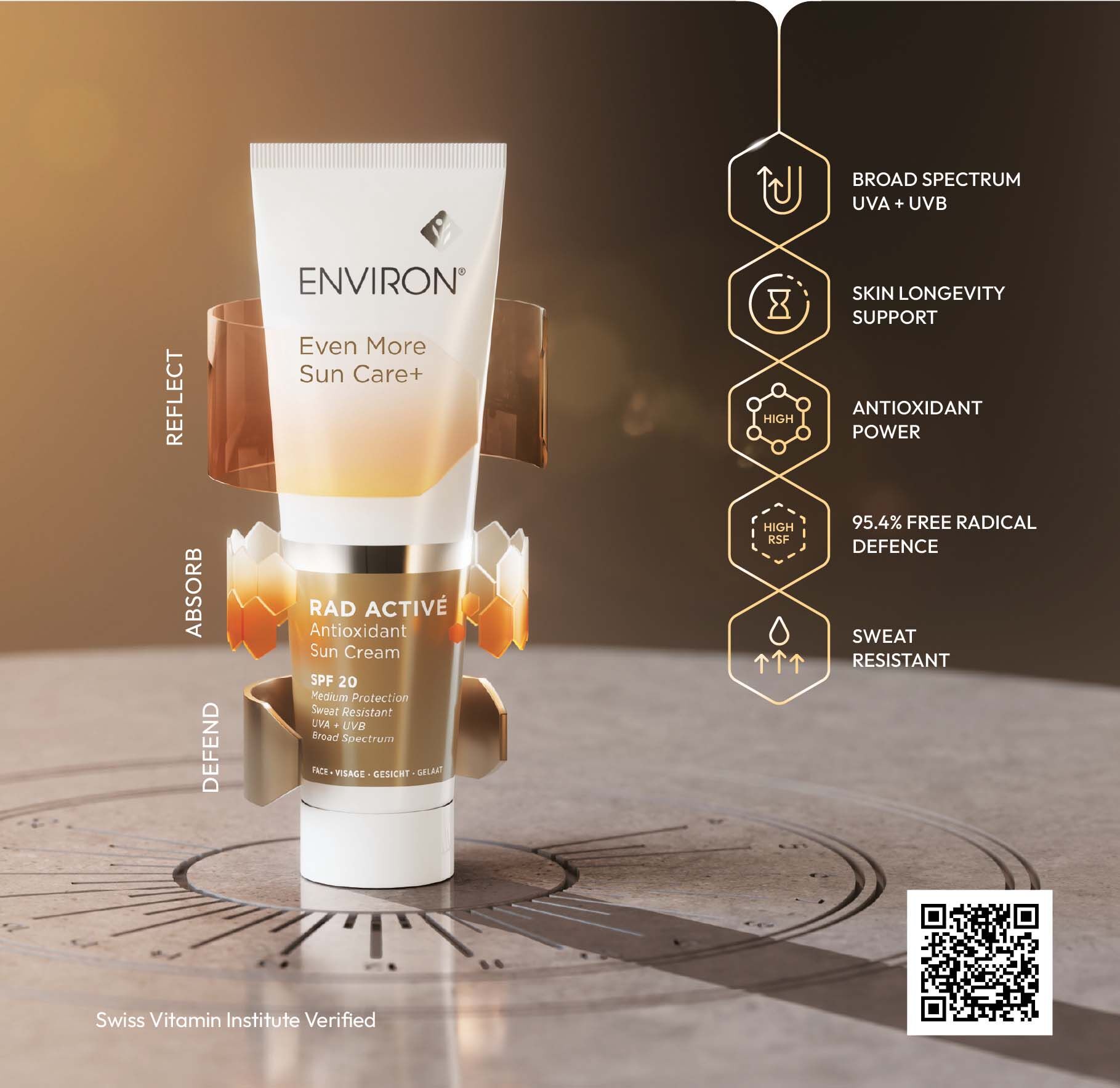 NEW Rad ACTIVÉ SPF20 Cream